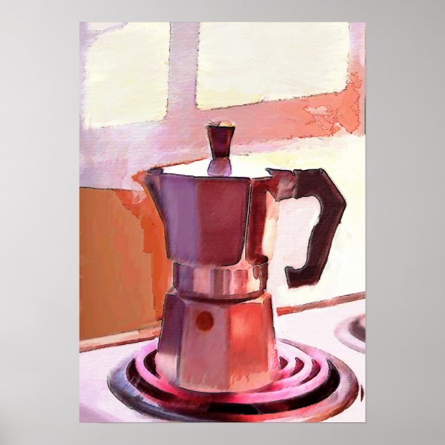 Póster Café en la zanja (Frente)