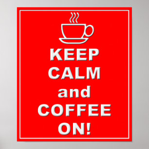 Póster Café En Poster