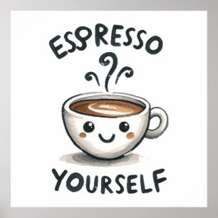 Póster Café Exprésate