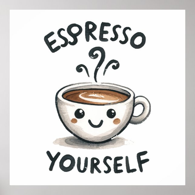 Póster Café Exprésate (Frente)