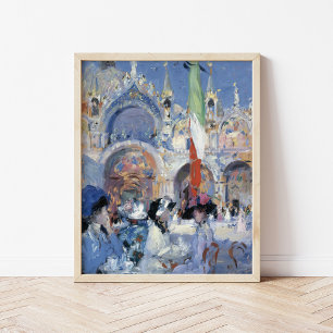 Póster Café Florian, Venecia   Francis Cadell