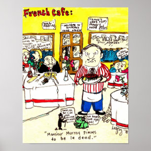 Póster Café francés - Poster