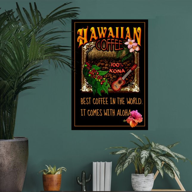 Póster Café hawaiano (Subido por el creador)