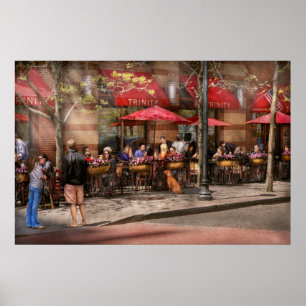 Póster Café - Hoboken, NJ - Café Trinity