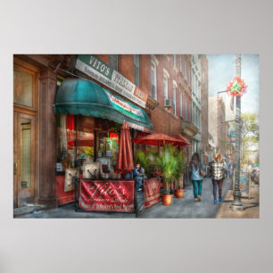Póster Cafe - Hoboken, NJ - El italiano Deli de Vito