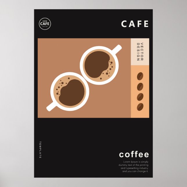 Póster Café Internacional (Frente)