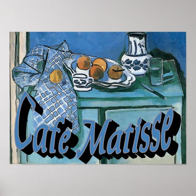 Póster Café MAtisse Resumen (Frente)