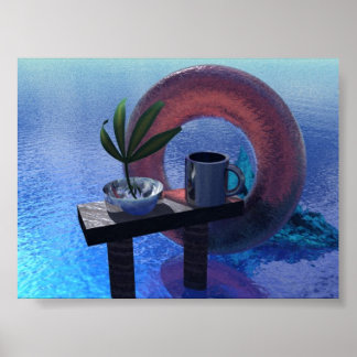 Póster Café matutino