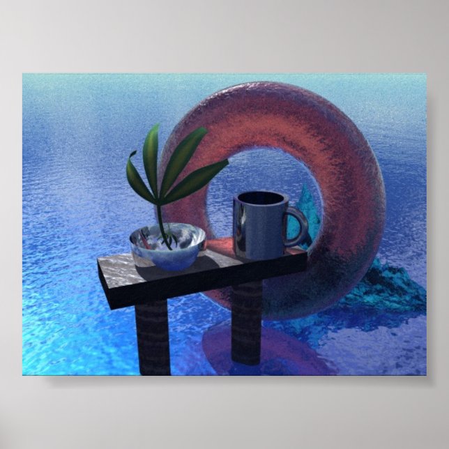 Póster Café matutino (Frente)