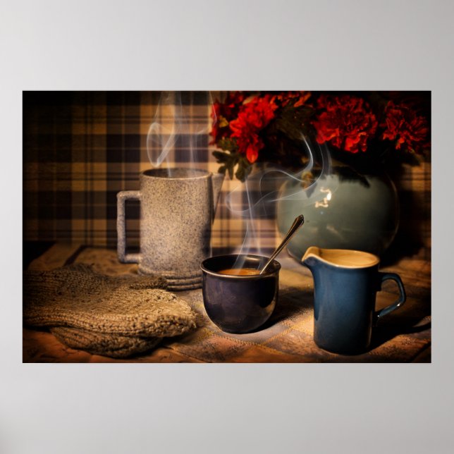 Póster Café matutino del país (Frente)