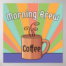 Póster Café Morning Brew