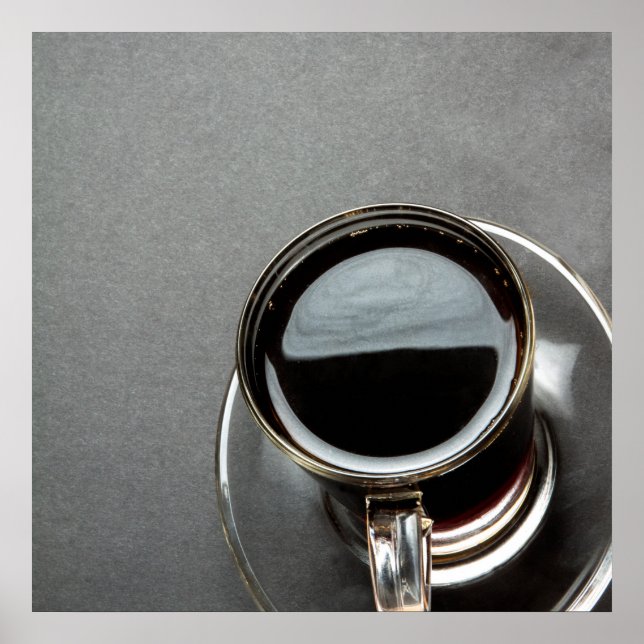 Póster Café negro 7 (Frente)