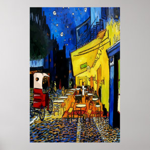Póster Cafe nocturno 1915