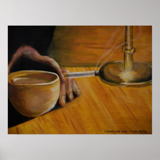 Póster Café para uno