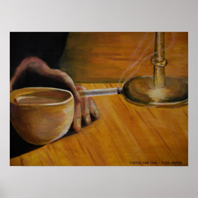 Póster Café para uno (Frente)