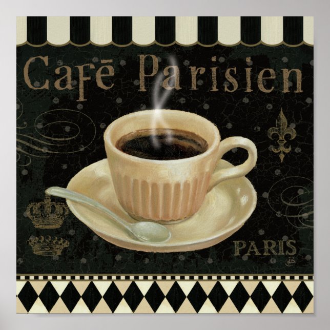 Póster Cafe Parisien (Frente)