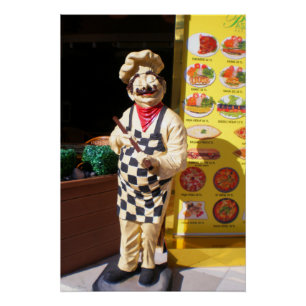 Póster Café Pasa Kebap en Kemer. Pavo