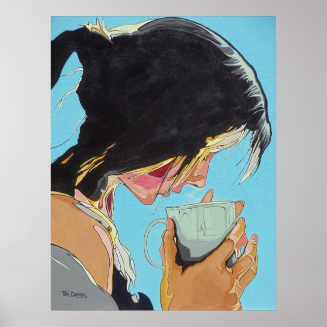 Póster Café por la mañana (Frente)