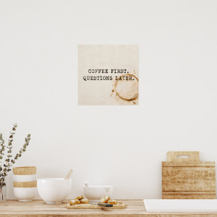 Póster Café Primero
