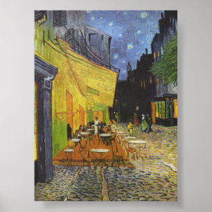 Póster Cafe Terrace de noche de Van Gogh