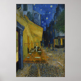 Póster Cafe Terrace de noche por Vincent van Gogh