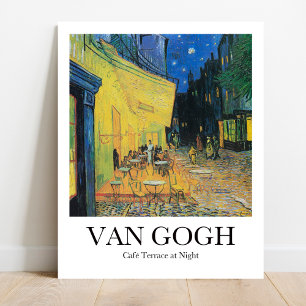 Póster Cafe Terrace de noche por Vincent van Gogh