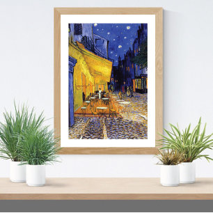 Póster Cafe Terrace en Night Vincent van Gogh