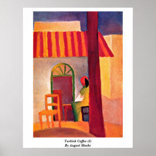 Póster Café Turco (I) Por August Macke
