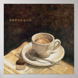 Póster Café Vintage