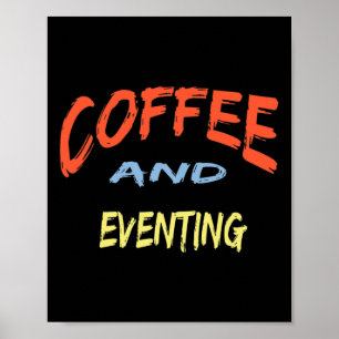 Póster Café Y Aventura - Divertido Aventuramiento De Caba