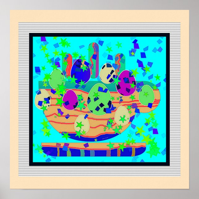 Póster Café Y Huevos (Frente)