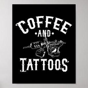 Póster Café Y Tatuajes - Tattoo Artist Outfit Tattoo L
