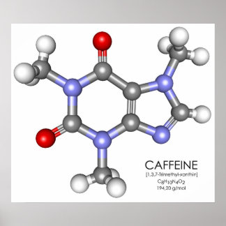 Póster Cafeína - Café
