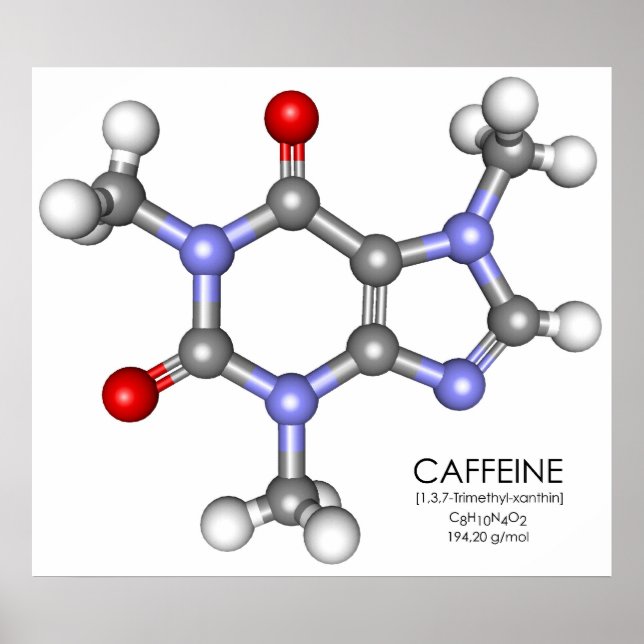 Póster Cafeína - Café (Frente)