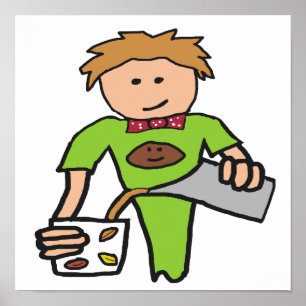 Póster Cafetería de Barista