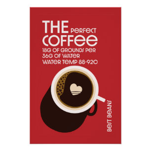 Póster Cafetería de Baristas