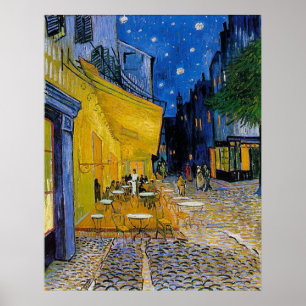 Póster Cafetería de Vincent van Gogh