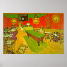 Póster Cafetería nocturna de Vincent van Gogh