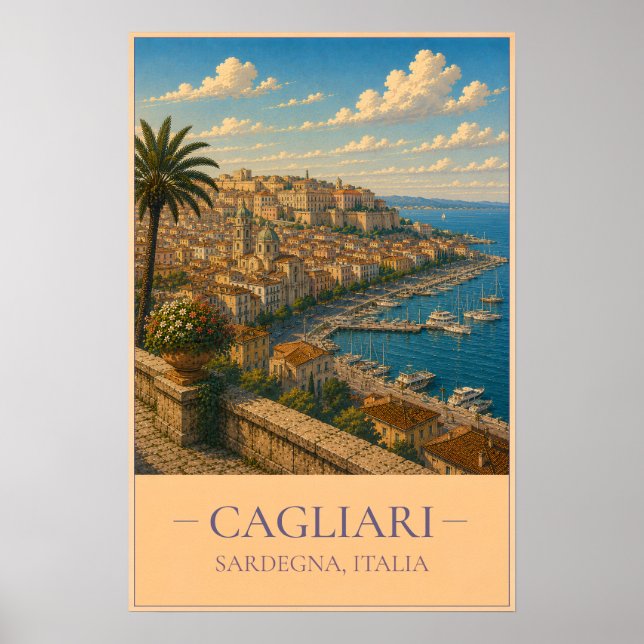 Póster Cagliari (Frente)