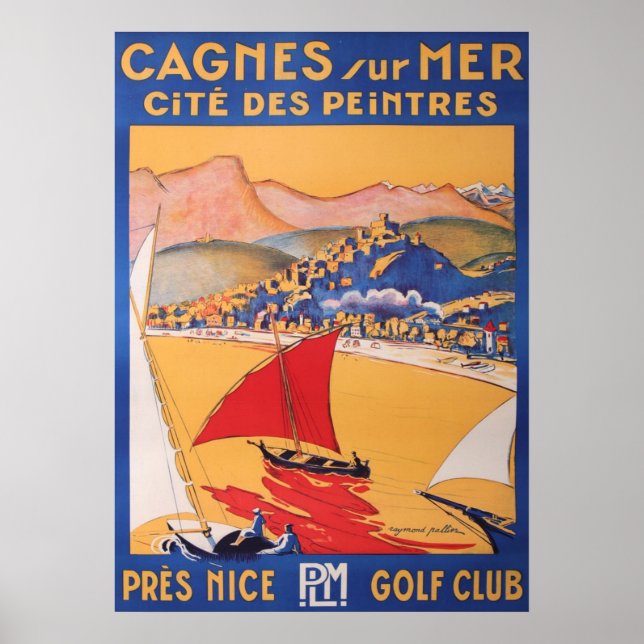 PÓSTER CAGNES SUR MER (Frente)