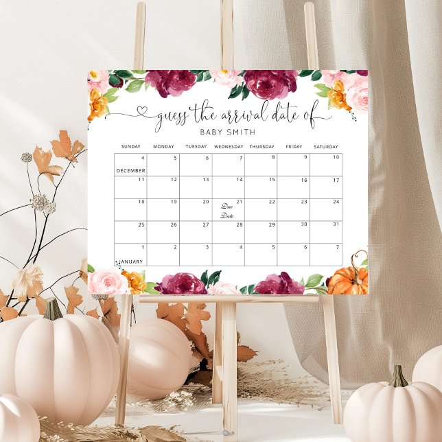 Póster Caída Calabaza pequeña Adivina el calendario de fe (Subido por el creador)