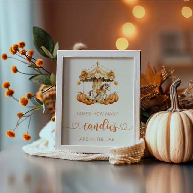 Póster Caída Carrusel bebé calabaza adivina cuántos caram (Subido por el creador)