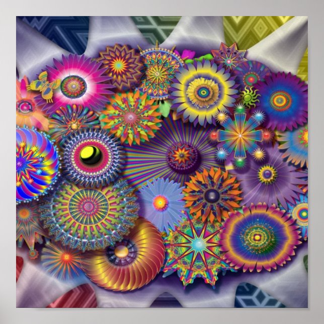 Póster Caída de Ácido (Frente)