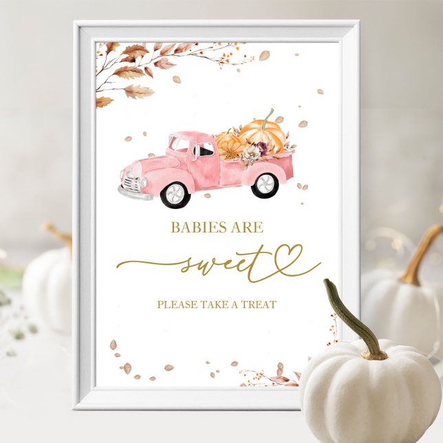 Póster Caída De Calabaza Los Bebés Son Rótulo Dulce (Subido por el creador)