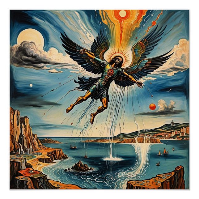 Póster Caída de Icarus (Anverso)