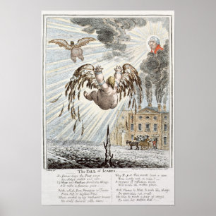 Póster Caída de Icarus, 1807