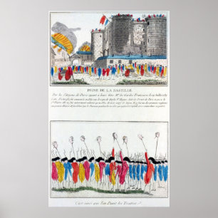 Póster Caída de la Bastilla