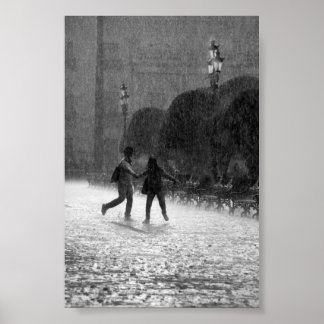 Póster Caída de la lluvia