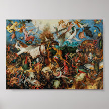 Caída de los ángeles rebeldes | Pieter Bruegel, el