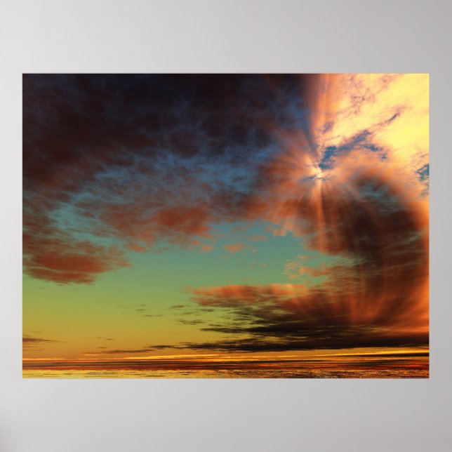 Póster Caída del cielo (Frente)
